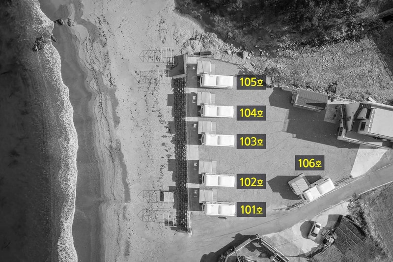 호미곶 고래마을 캠핑장 배치도 1