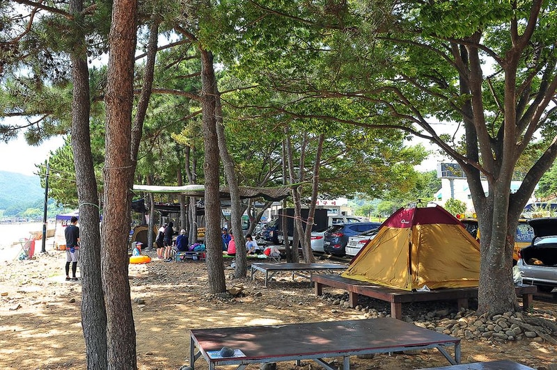 두곡해수욕장야영장 시설 사진 3