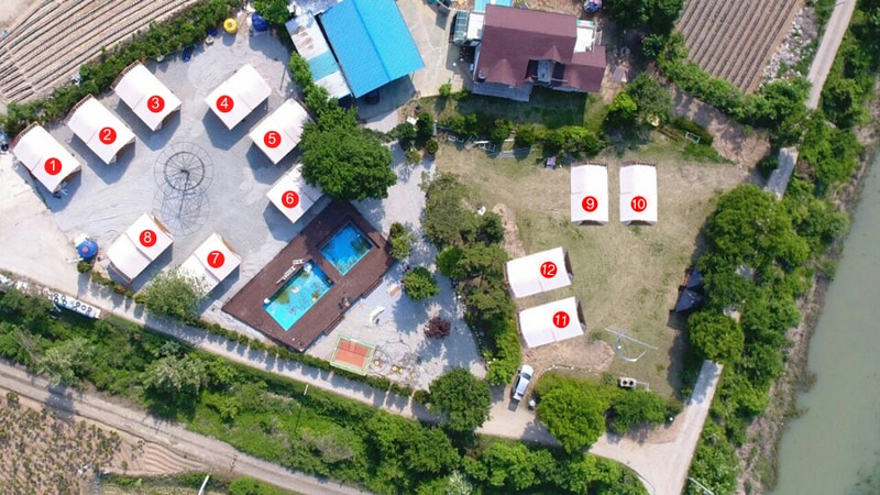 보은글램핑 배치도 1