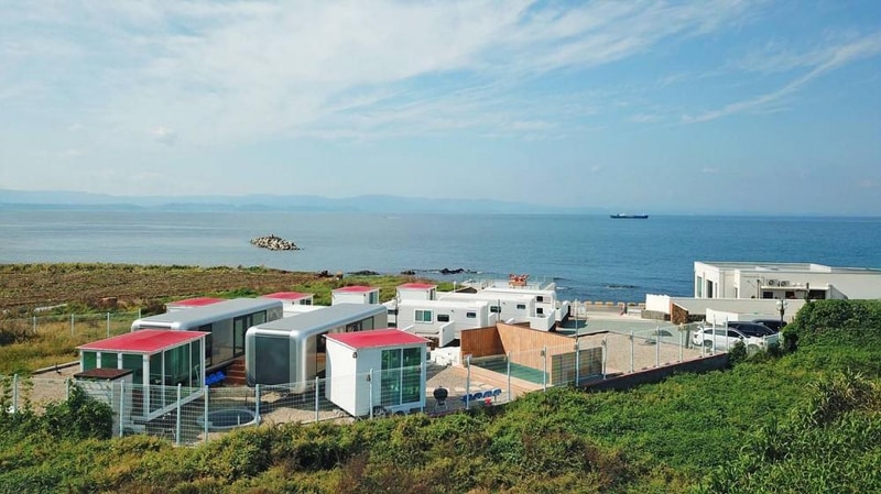 제주인포항 개별 수영장 카라반 시설 사진 31