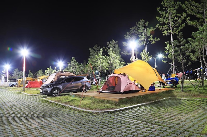 백도오토야영장 시설 사진 2