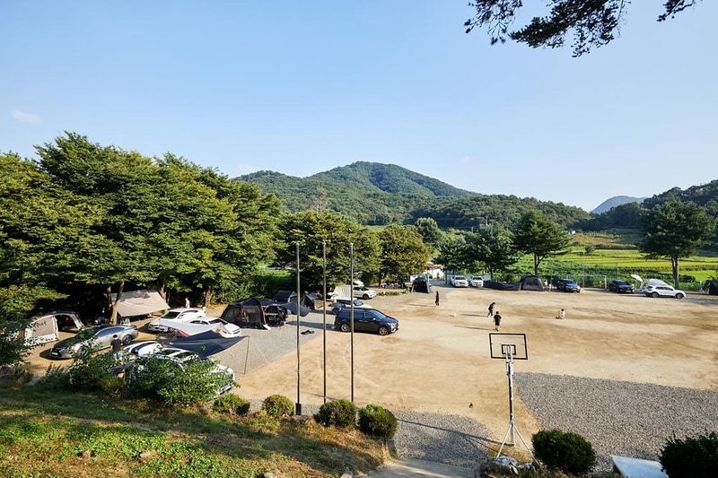 학교안 풍경캠핑장 시설 사진 6