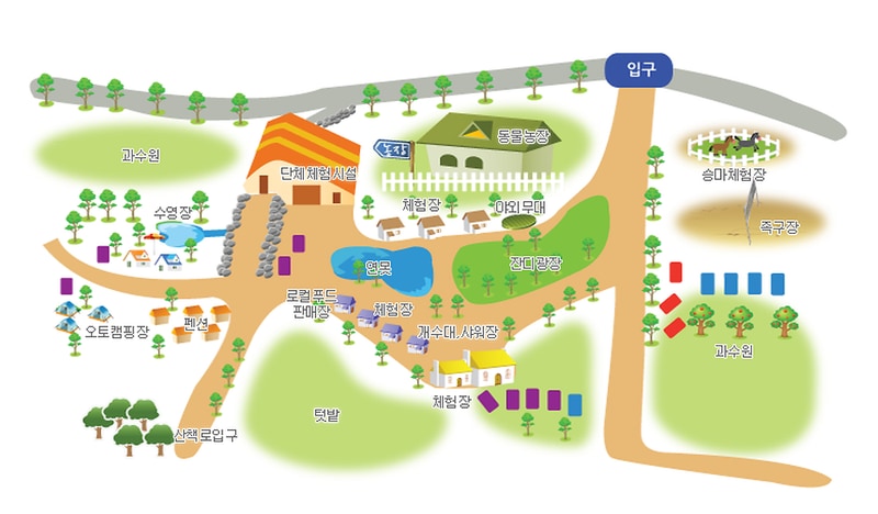 햇살아래 캠핑장 시설 사진 17