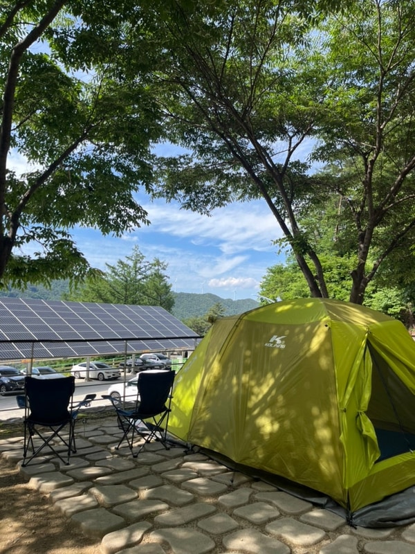 자굴산 자연휴양림 야영장