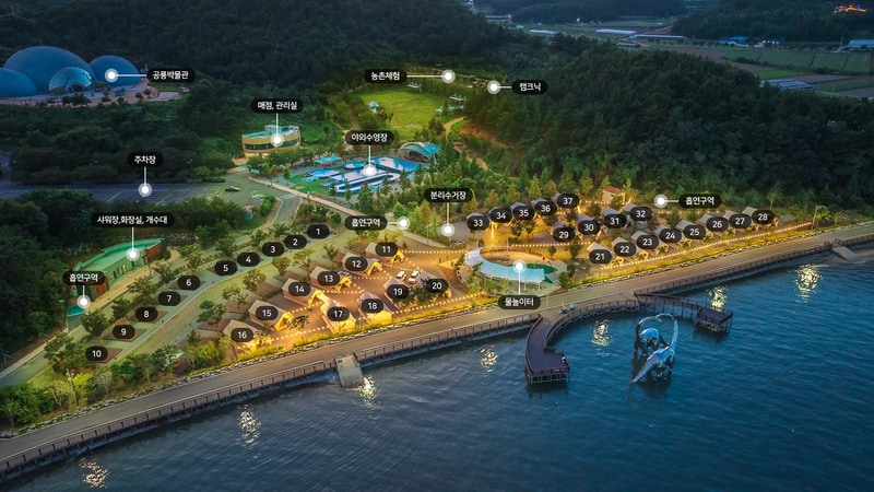 디노글램핑 배치도 1