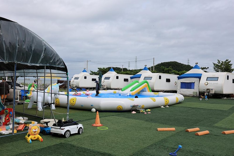 왕모래 카라반 캠핑장 시설 사진 12