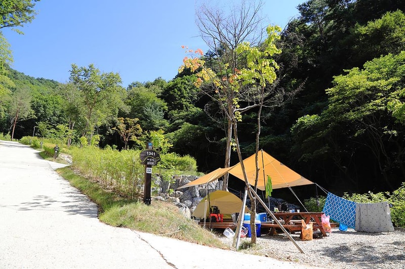 하추자연휴양림 야영장 시설 사진 8