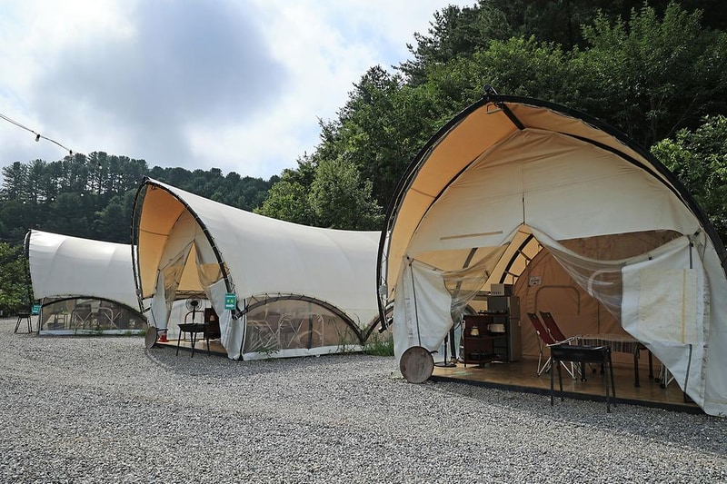 가평 네잎클로버 카라반 글램핑 시설 사진 2