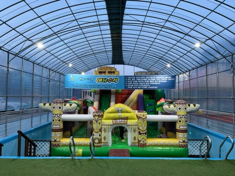 56번째 캠핑) 경주 캠프 어게인. 아이들이 놀기 좋은 캠핑장...