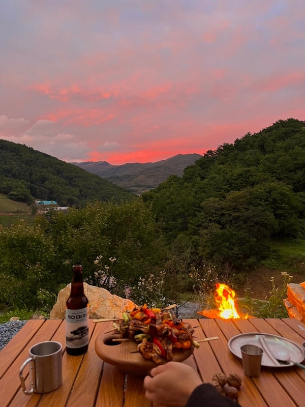 [평창 캠핌장]산너미목장 캠핑장 산속 프라이빗 사이트 추천...