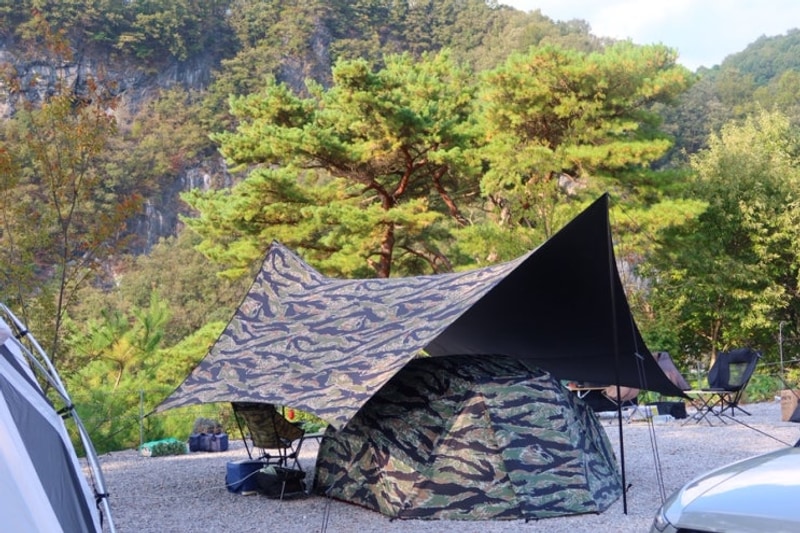 영월 한반도 캠핑장 16번 25년 마지막 캠 (12번째 캠핑)