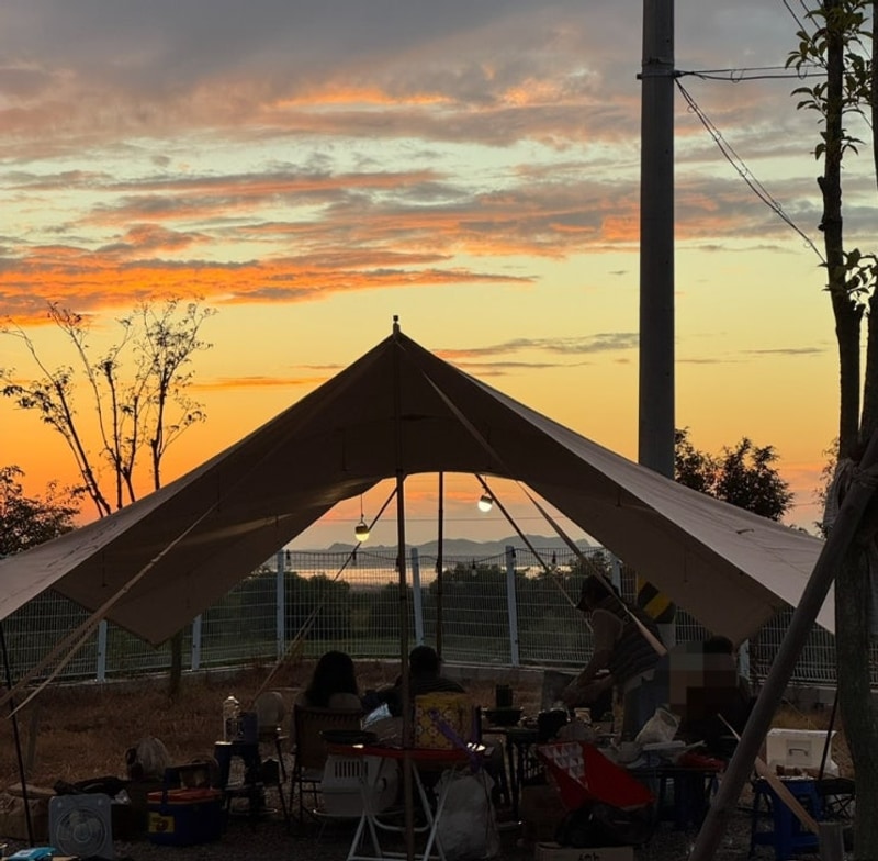 휘게캠피크 캠핑장 A5후기, 휘게캠피크 명당, 경기도...