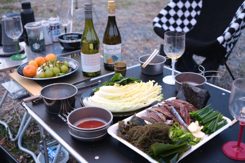 동계 캠핑 메뉴 추천  (서산삼원레저타운/마꽁이네와인...