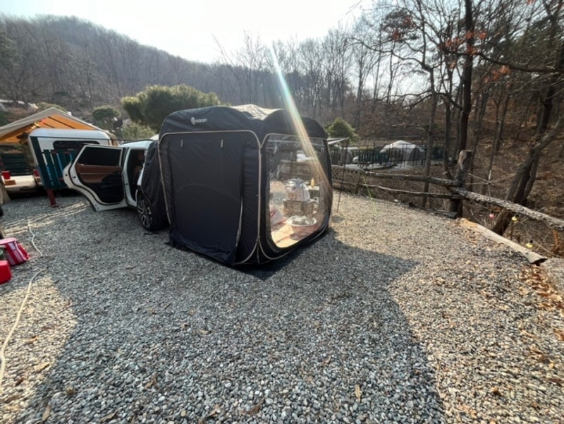 서울 근교 캠핑장 / 시흥 물왕숲캠핑파크 차박존 내돈내산 후기