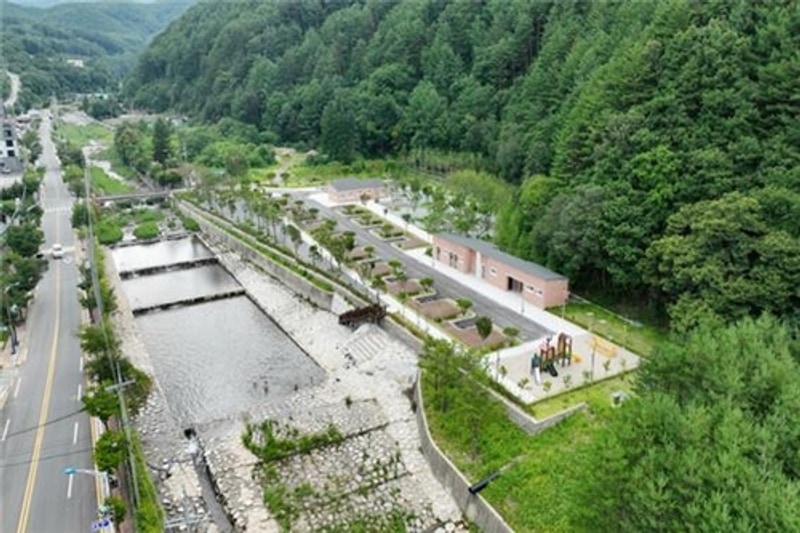 태백시, 절골·고원 힐링캠핑장 조성 막바지…내년 상반기 개장