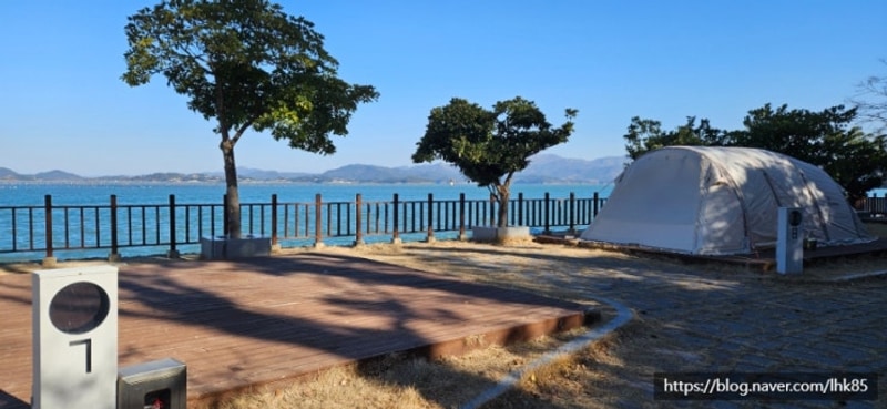 [고흥/12월] 해그라미 캠핑장 7번 사이트 바다 뷰와 조용한...
