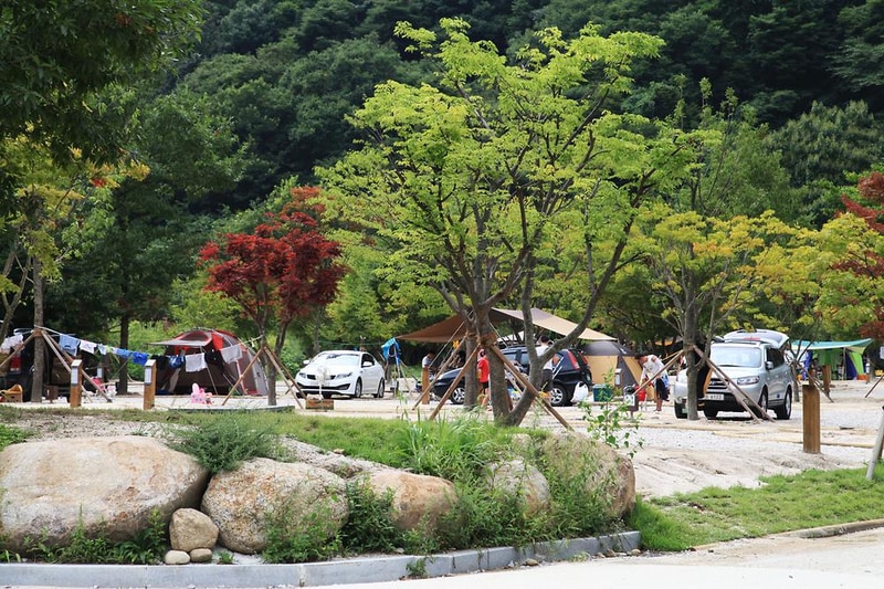 달궁자동차야영장 시설 사진 1