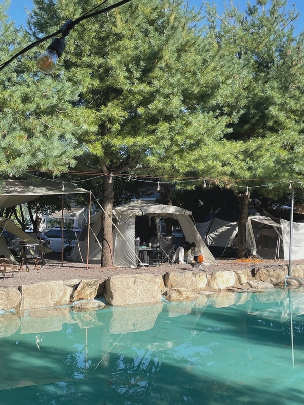 포천 꿈에그린캠핑장 A5 사이트, 수영장 있는 서울 근교...