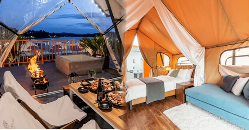 더위도 낭만도 다 잡은 여름철 꼭 가봐야 할 오션뷰 글램핑장...