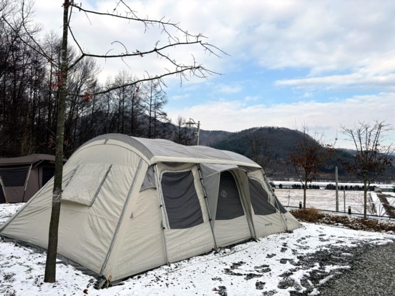 겨울캠핑 진천 포레스트캠핑장 키즈캠핑장으로 최고