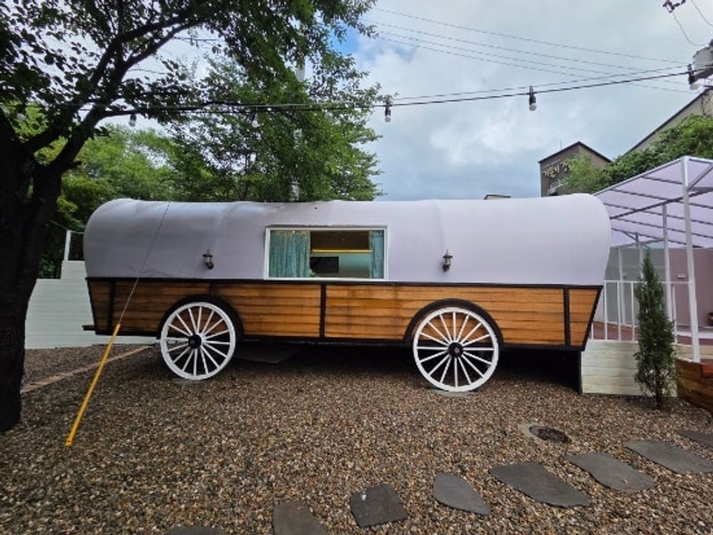 글램핑 다녀왔던 거 후기가 안... 가평 아이섬 풀 글램핑