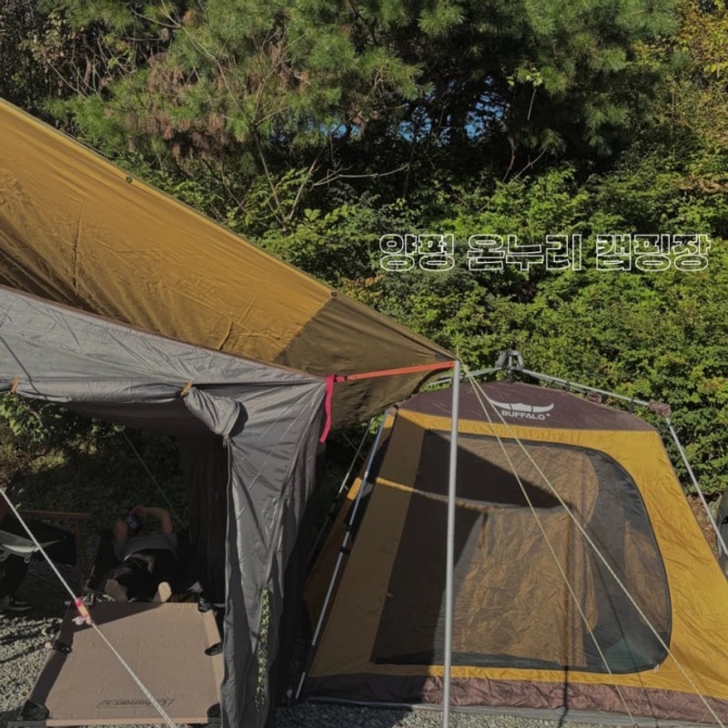 [양평/서종] 계곡뷰 양평 온누리 캠핑장 솔직 후기/ D구역 5번...