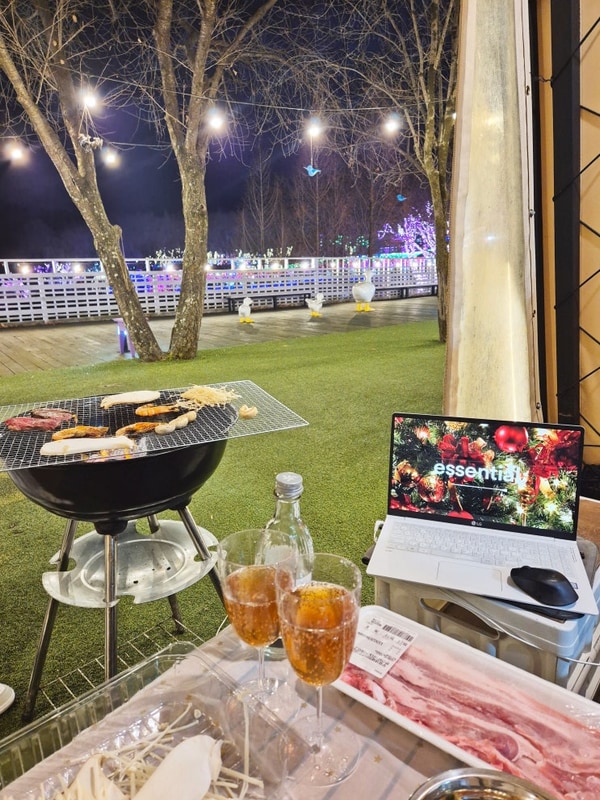 대구 근교 청도 프로방스 글램핑 후기 (f. 빛 축제 무료)