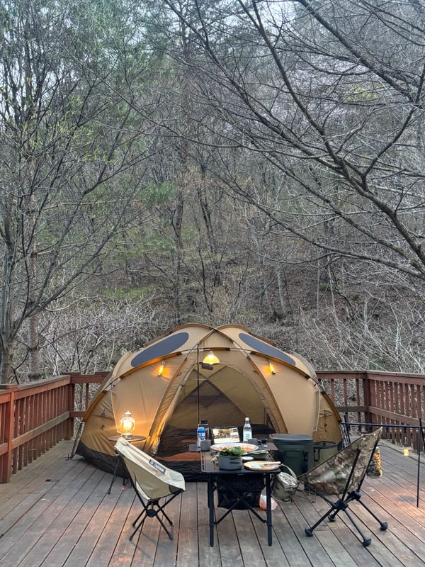 계곡 캠핑장 추천! 평창 캠핑장 흥정계곡 펜션벨뷰 & 캠핑장