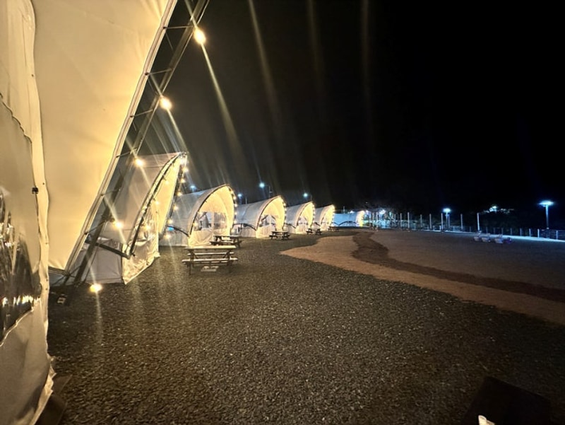 진주 월아산 글램핑 숲속의 진주