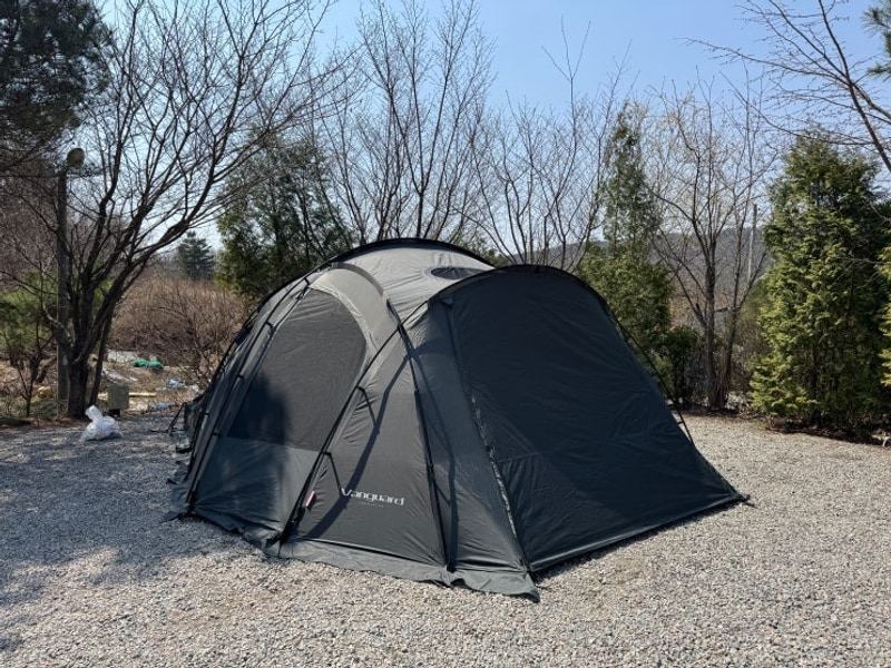 홍천 캠프하다 벚꽃캠핑 사이트 추천, 사이트 넓은 캠핑장...