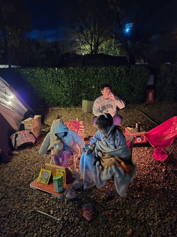 경주무릉관광농원 캠핑빌리지에서 두번째 캠핑