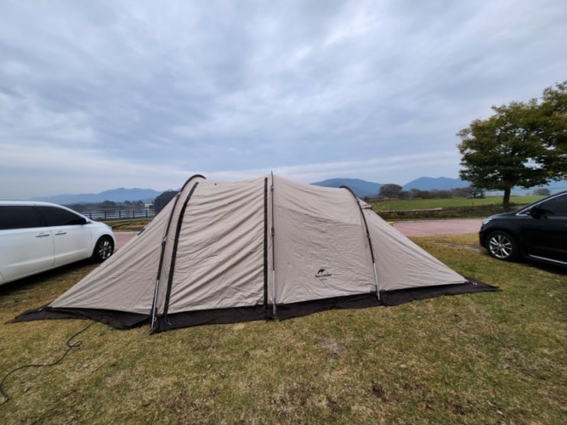 함안 강나루오토캠핑장 O3(네이처하이크베젤M, 신일팬히터900)