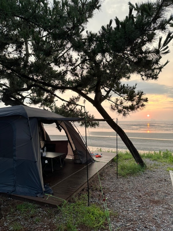 일몰이 아름다운 고창 캠핑장, 「 동호해수욕장 국민여가캠핑장 」