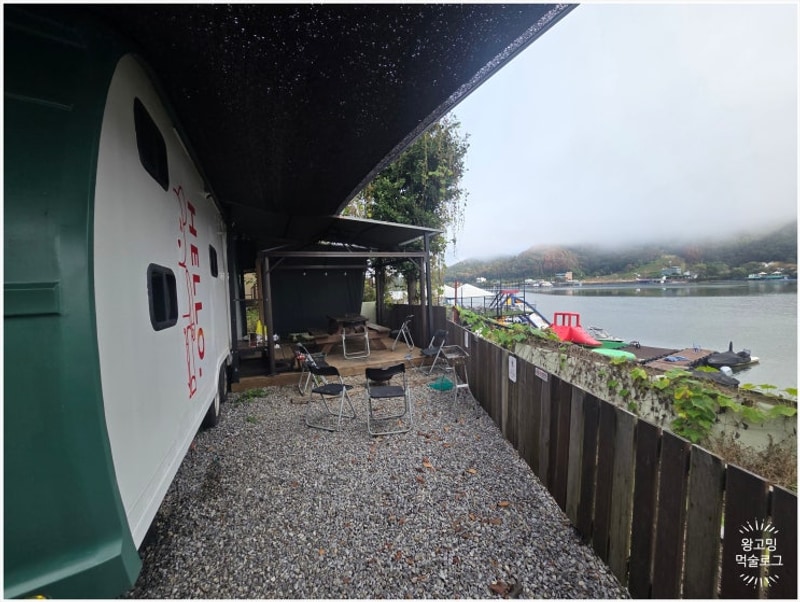 가평 516 글램라반, 남이섬 애견동반 리버뷰 카라반 여행기