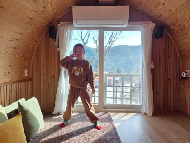 경남 고성 글램핑 옥수온천캠핑랜드 온수 수영장 카라반...