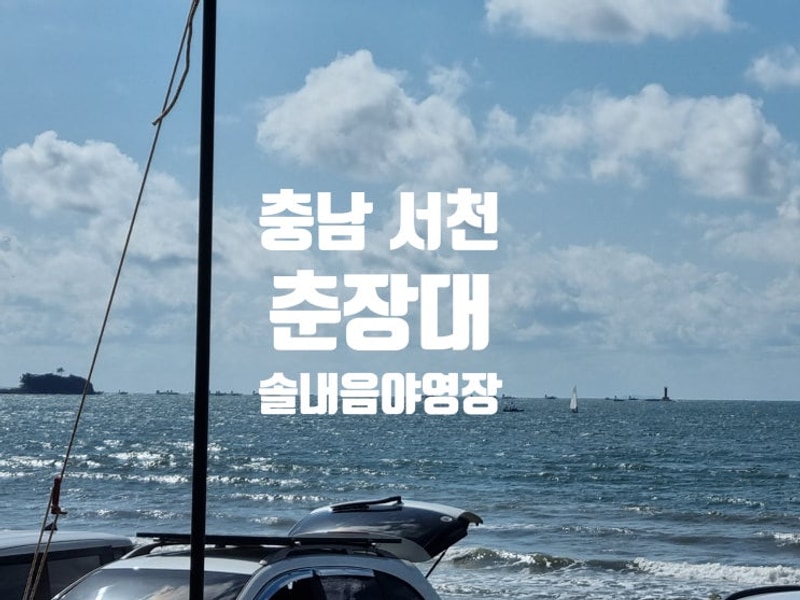 충남 서천 춘장대 솔내음 야영장은 숲도 있고 바다도 있어서 두...