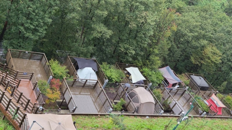 경남 밀양시 도래재자연휴양림 야영장 [야영데크 14동...