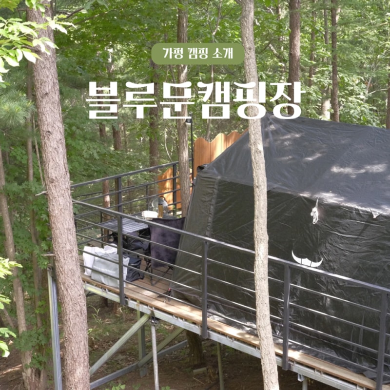 가평, 프라이빗 숲속캠핑 블루문 캠핑장