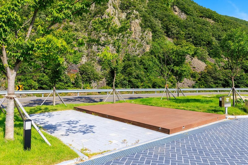 백석탄골부리캠핑장 시설 사진 1