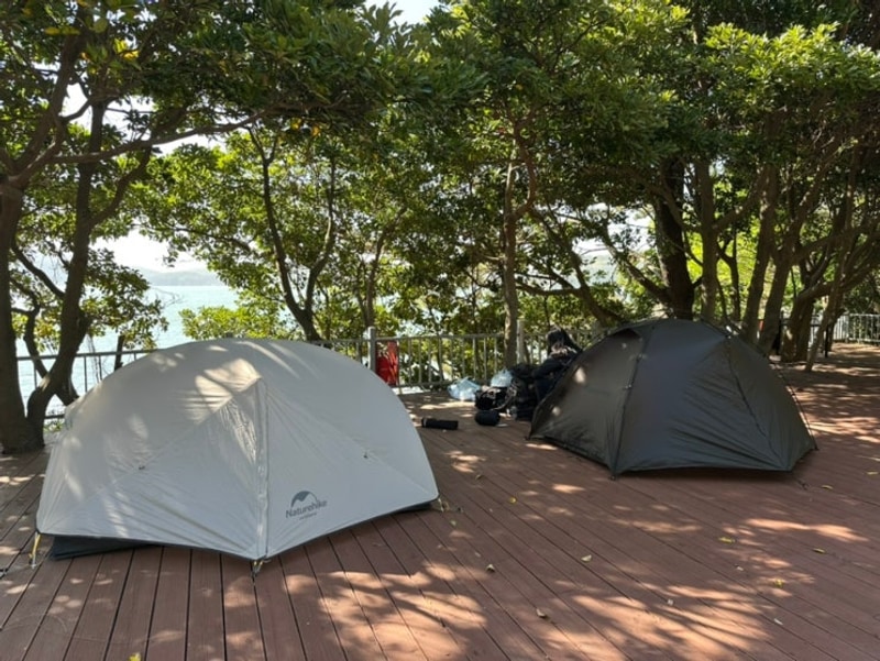 여수 금오도 시공간 캠핑장