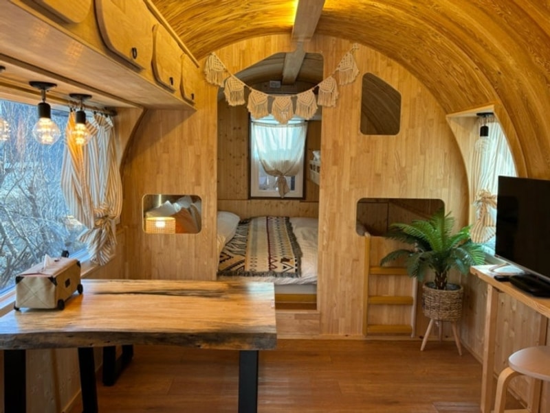 [여행] 홍천 비발디파크 숙소 추천, 리버카라반 글램핑 펜션 ️