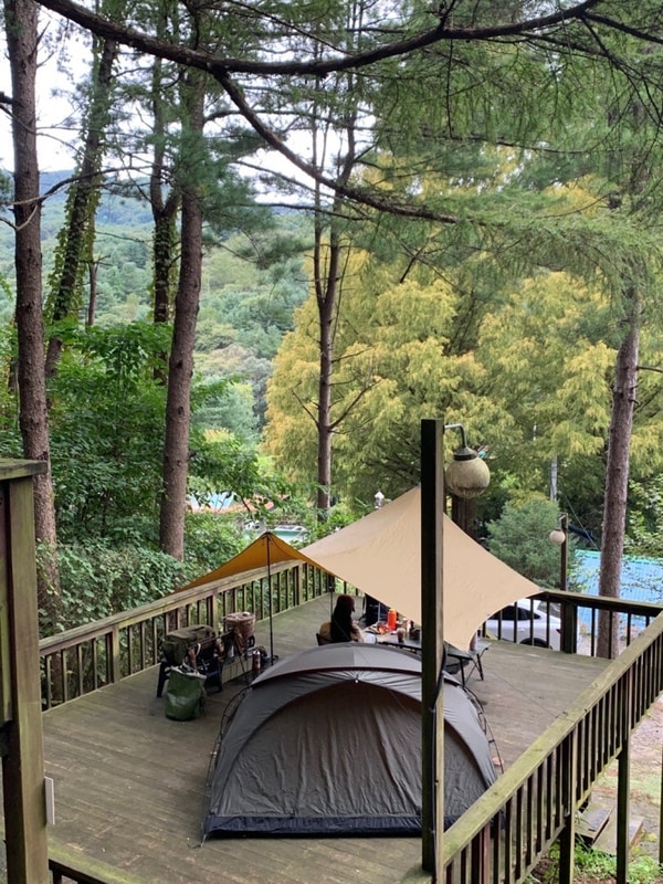 캠핑장] 서울이랑 가까운 피톤치드 가득한 남양주 휴림캠핑장...