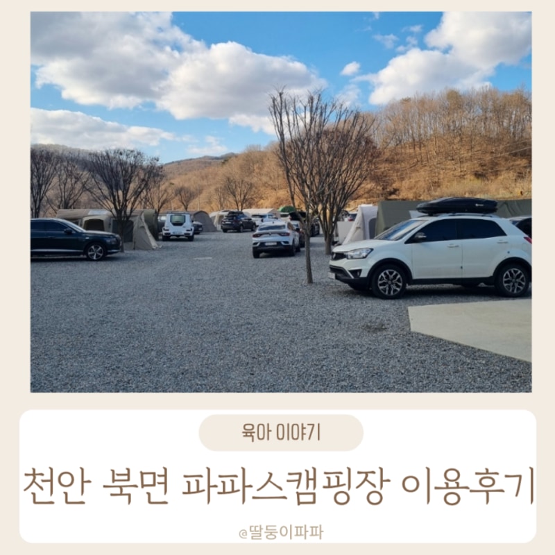 천안시 북면 파파스캠핑장 캠핑후기