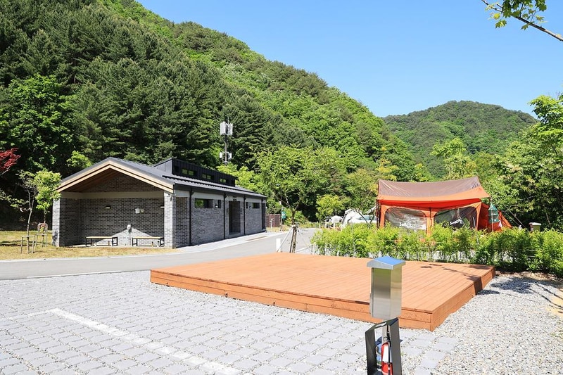 갯골자연휴양림 야영장 시설 사진 7