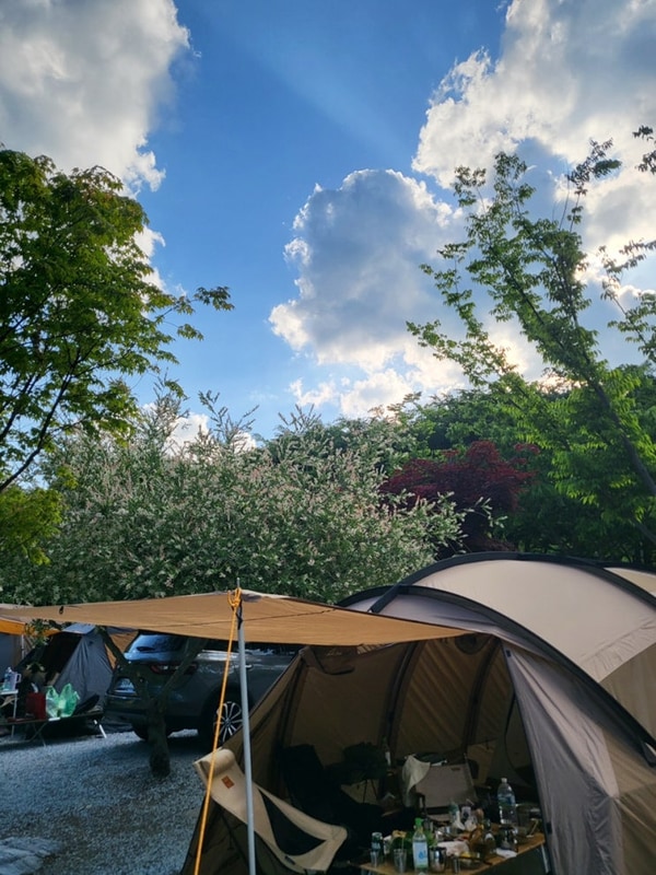 계곡 캠핑 경남 거창 '월성오토캠핑장' 3살 아기와 함께 가기...