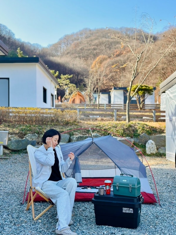 충남오토캠핑장 신생 천안 몽키캠핑장 글램핑, 오토+펜션...