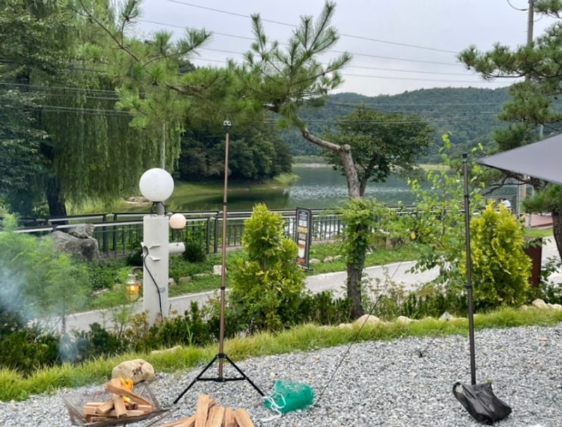 뷰 맛집 포천캠핑장 "청계호수자작나무숲캠핑장" 차박존 이용후기