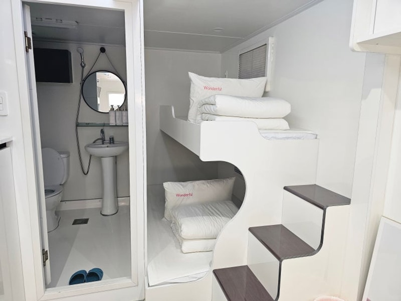 가평 개별온수풀 글램핑 추천솔직후기 원더풀글램핑앤카라반