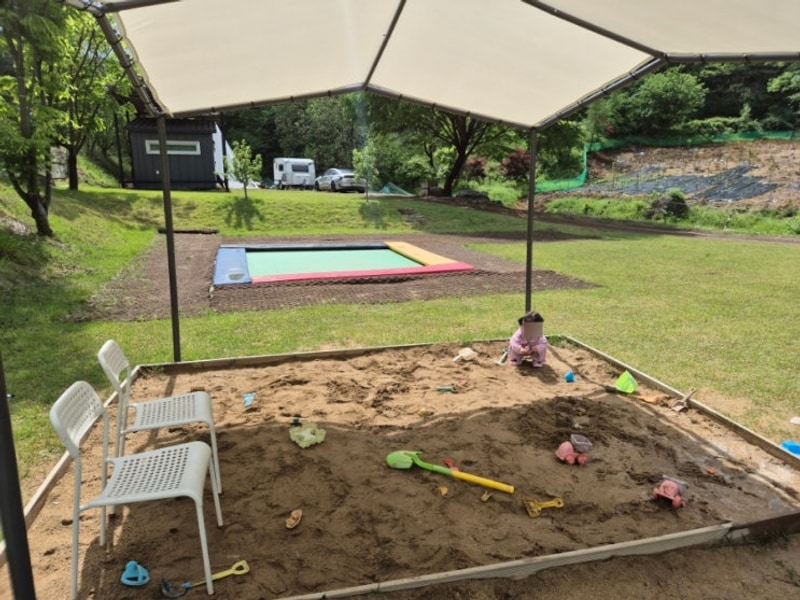 아이들 놀거리가 많은 천안캠핑장 키즈캠핑장 파파스캠핑장