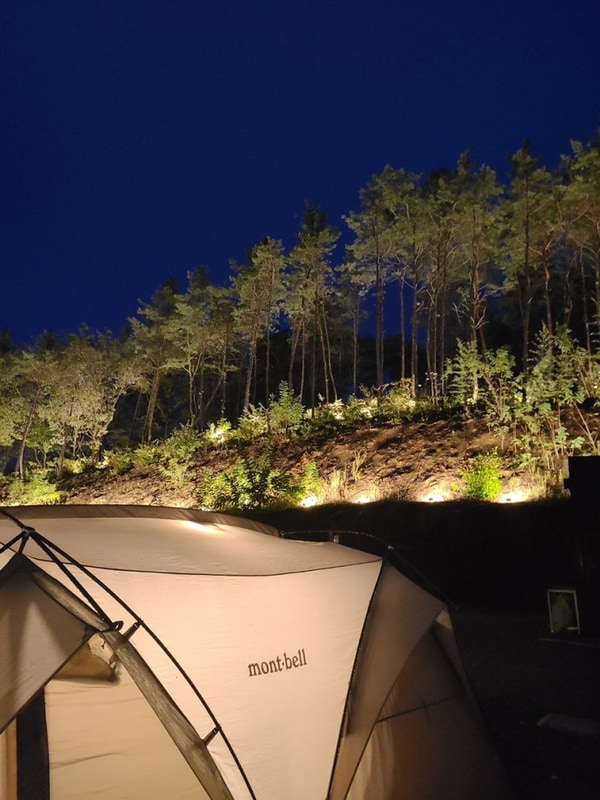고흥 디캠 고흥 오토캠핑장이다(몽벨 문라이트 캐빈4)